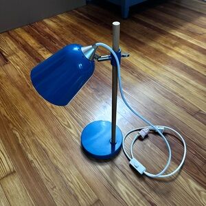 Modern Teal Blue Desk Lamp